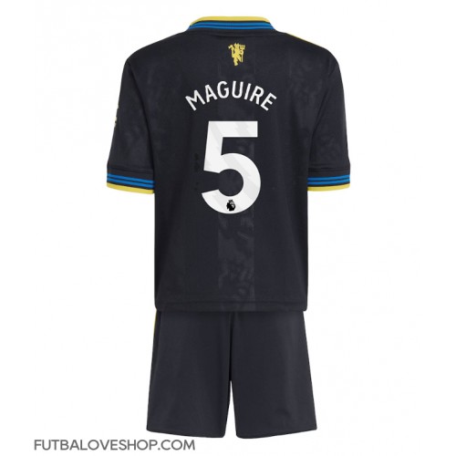 Dres Manchester United Harry Maguire #5 Tretina pre deti 2025-26 Krátky Rukáv (+ trenírky)